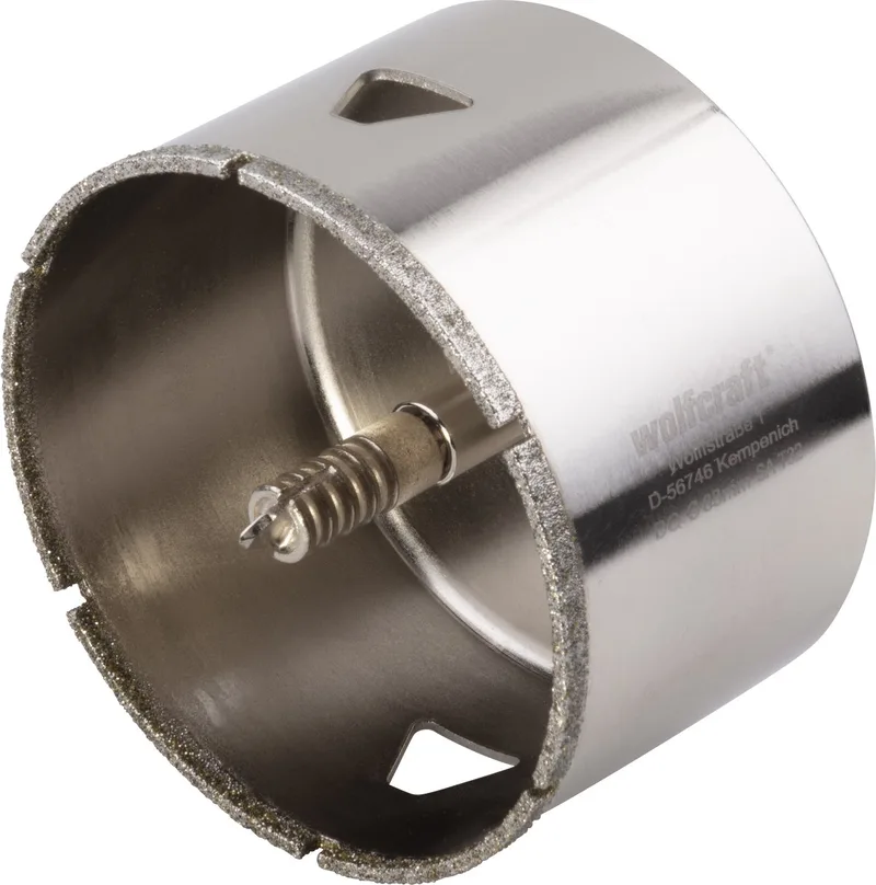 Diamantboor 83mm - Tegelboor 83 mm - Diamant Gatenzaag - 5933000 by Wolfcraft, Silver – product image