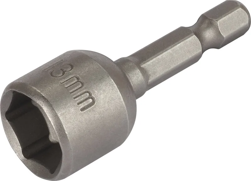 Dopsleutel 13 - Magnetische - Bit - HEX - Schroevendraaier - 1383000 by Wolfcraft, Grey – product image