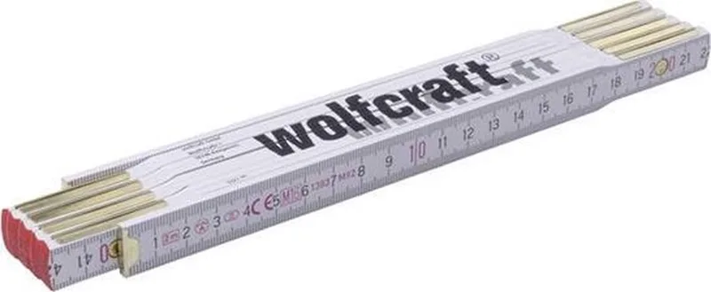 Duimstok 2 Meter - 5227000 de Wolfcraft, Kleurloos – image du produit