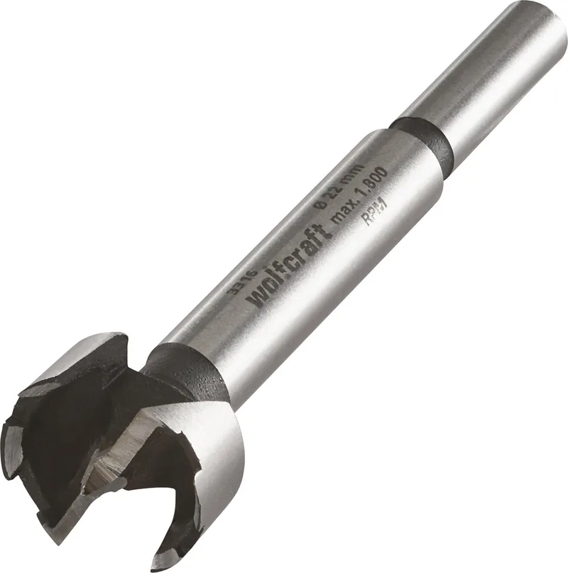 Forstnerboor 22mm - Scharnierboor - Cilinderkopboor / Houtcilinderboor Ø 22 mm - 3316000 by Wolfcraft – product image