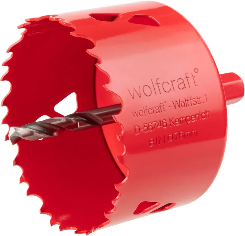 Gatenzaag 76mm - BiM Gatenboor 76 mm - Gatzaag - 5494000 fra Wolfcraft – produktbillede