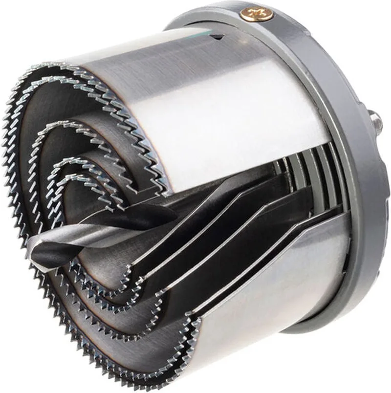 Professionelle Mehrfachlochsäge 28-74 Mm von Wolfcraft – Produktbild