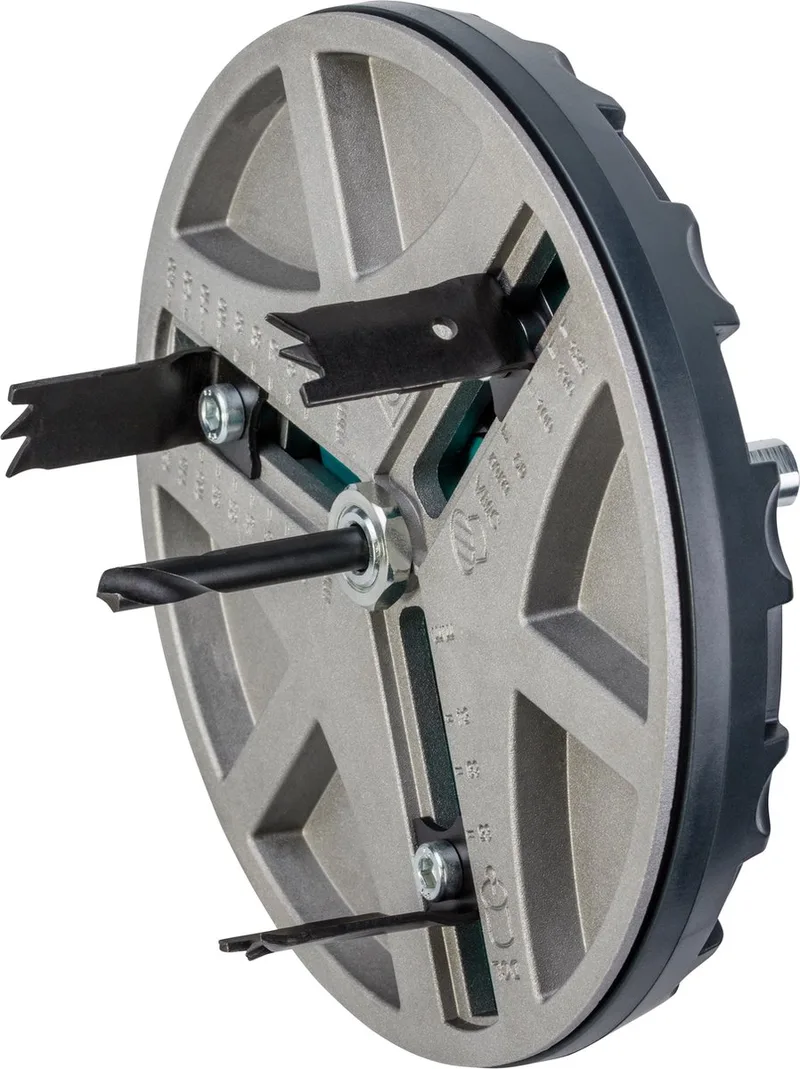 Gatenzaag verstelbaar 45-130 mm - Gatenzaagset - 76mm - Gatenzaag set - 5978000 van Wolfcraft – productafbeelding