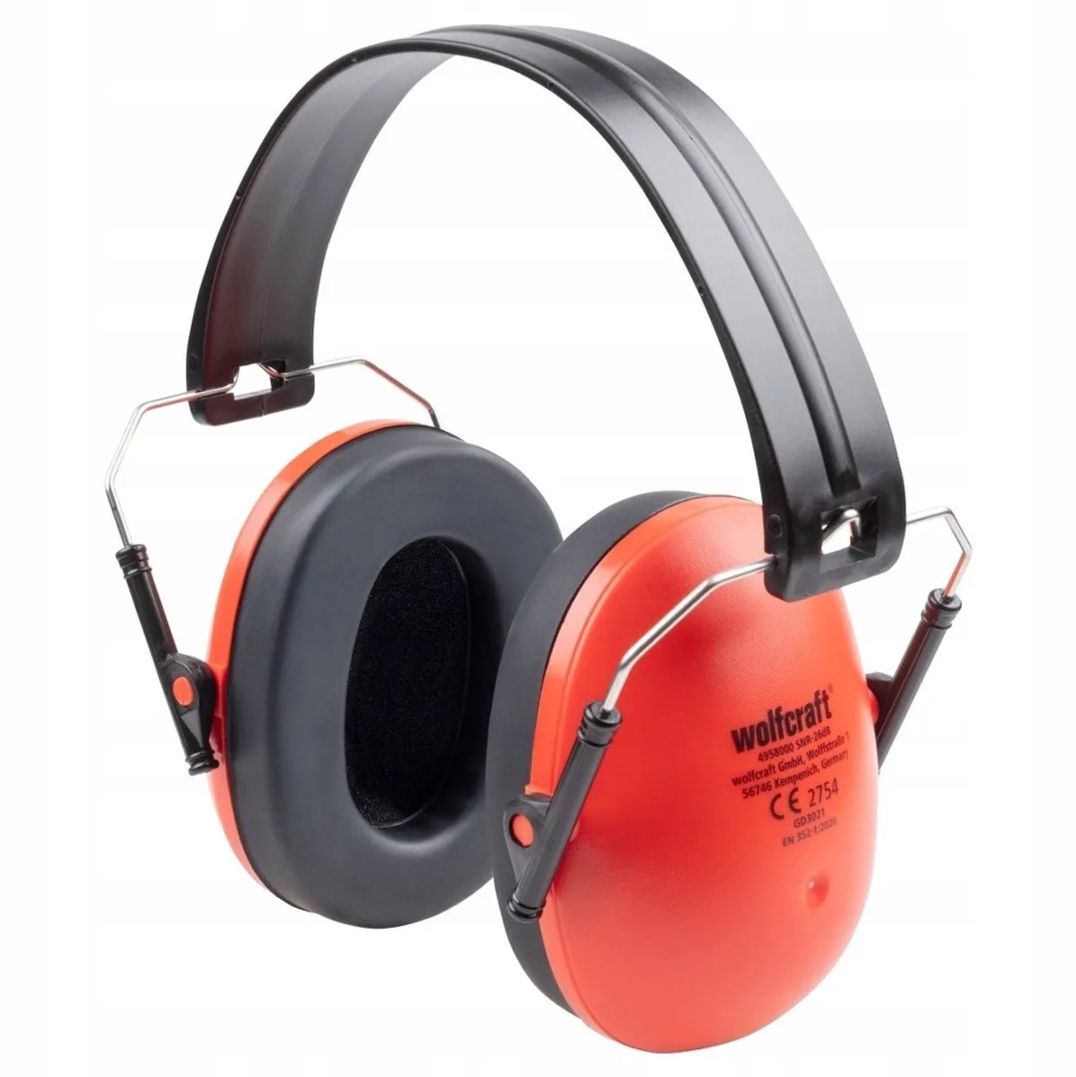 Gehoorbescherming - 26Db - 4958000 de Wolfcraft, Rouge – image du produit