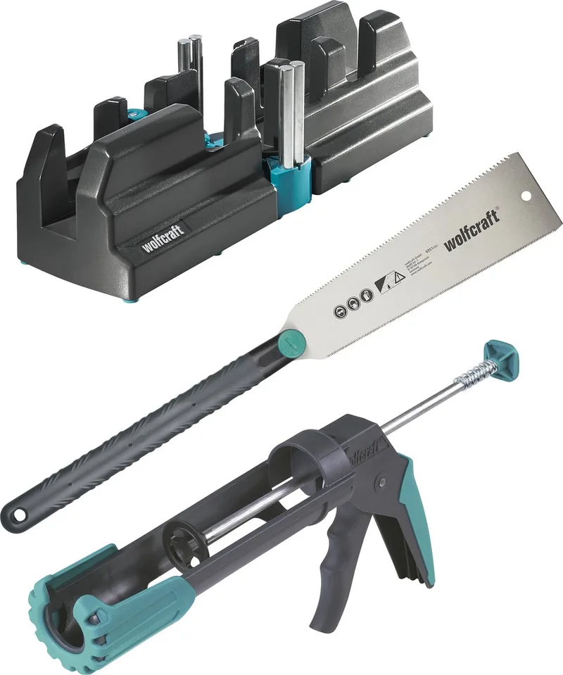 Gereedschapsset voor het aanbrengen van wandplinten - 6977000 de Wolfcraft – image du produit