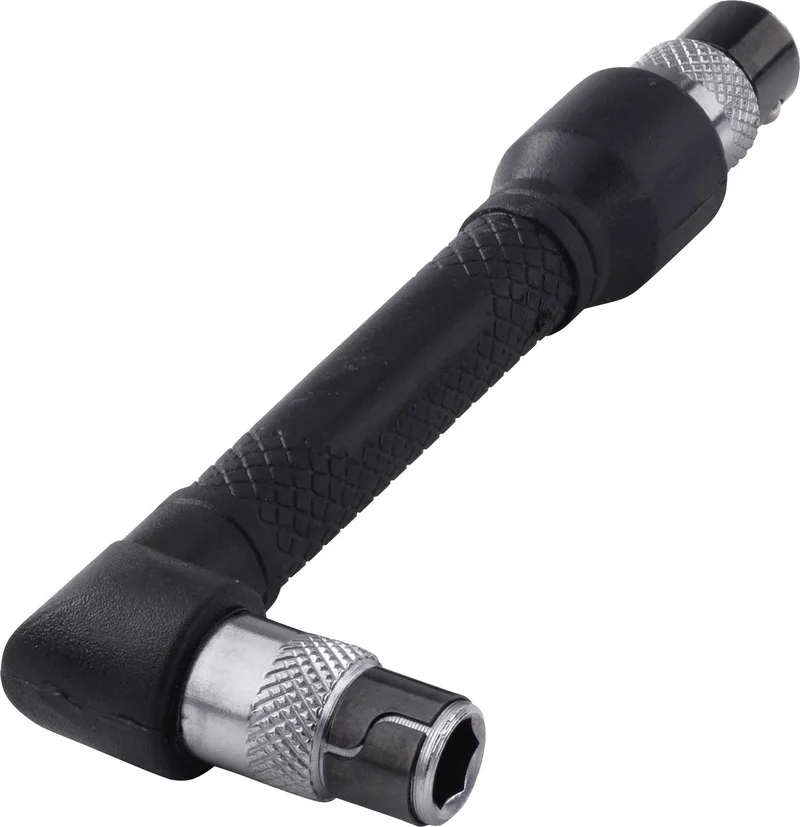 Haakse Schroevendraaier met bitopname en bithouder - 1573000 by Wolfcraft, Black – product image