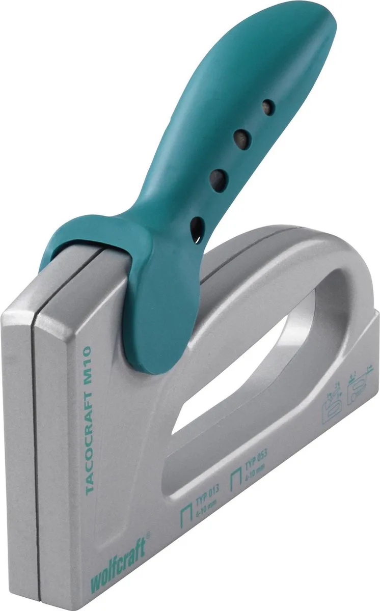 Handtacker - Nietpistool - tacocraft M 10, met metalen behuizing - 7080000 de Wolfcraft – image du produit