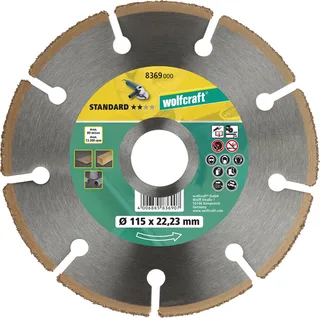 Disque à Tronçonner Plat 8369000 de Wolfcraft – image du produit 1 sur 2
