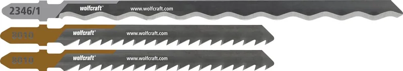 Isolatie Decoupeerzaagbladen - 3 stuks - Voor XPS isolatiemateriaal, houtvezel isolatie - 2346000 by Wolfcraft – product image