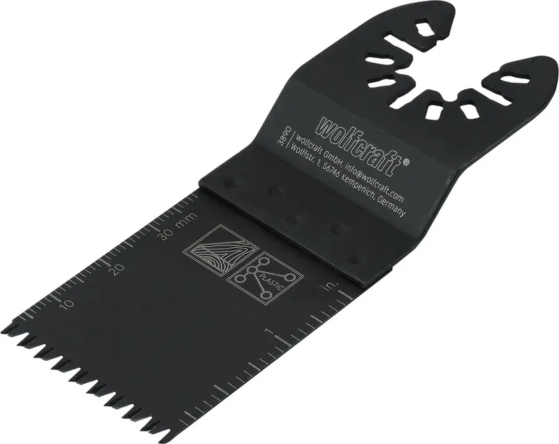 Japanse invalzaagblad voor multitool 34mm - Hout, kunststof en gipsplaat - Multitool zaagblad - 3890000 van Wolfcraft – productafbeelding