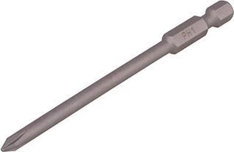 Kruiskop PH1 - Extra lang - 89 mm - Solid-bit - 1241000 by Wolfcraft – product image