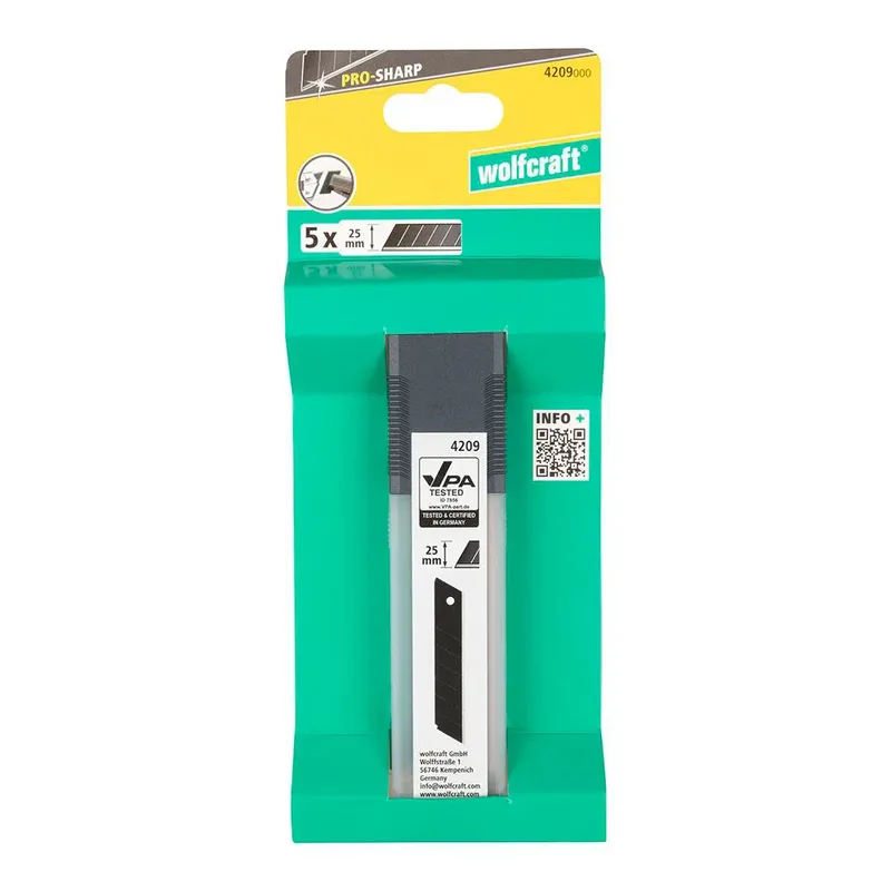 Lame De Cutter 4209000 Pro Sharp 25 Mm 5 Pièces van Wolfcraft – productafbeelding 2 van 2