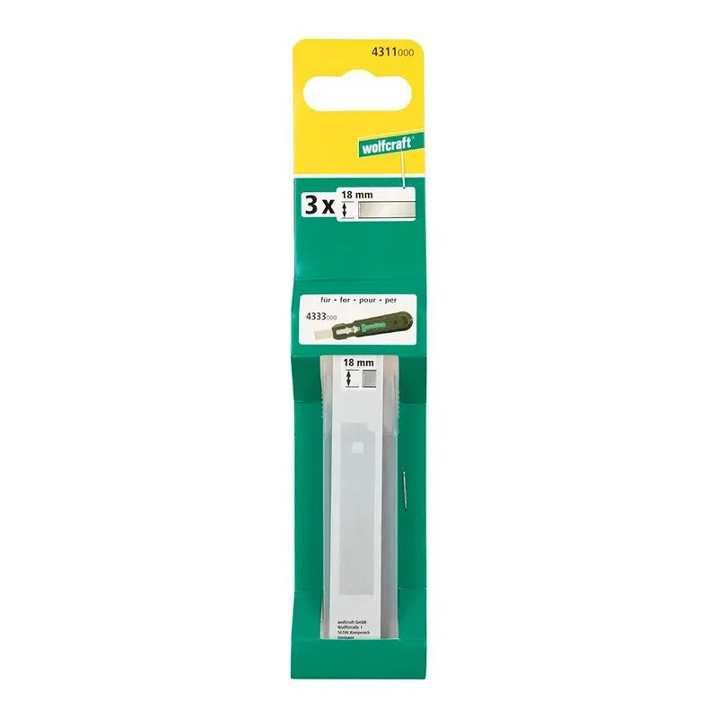 Lame De Cutter 4311000 18 Mm 3 Unités by Wolfcraft – product image 3 of 3