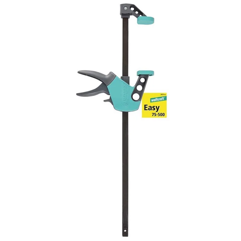 Lijmklem - 500 mm - Eenhandklem - 3023000 de Wolfcraft, Multicolore – image du produit
