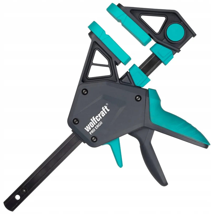 Lijmklem PRO ERGO - 150 mm - Eenhandklem - 3090000 by Wolfcraft, Multicolour – product image 1 of 6