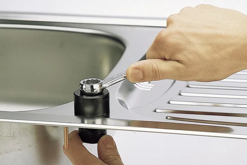 Lochsäge Wolfcraft Lochschneider Ø 40 mm für Wasserhähne by Wolfcraft, Silver – product image