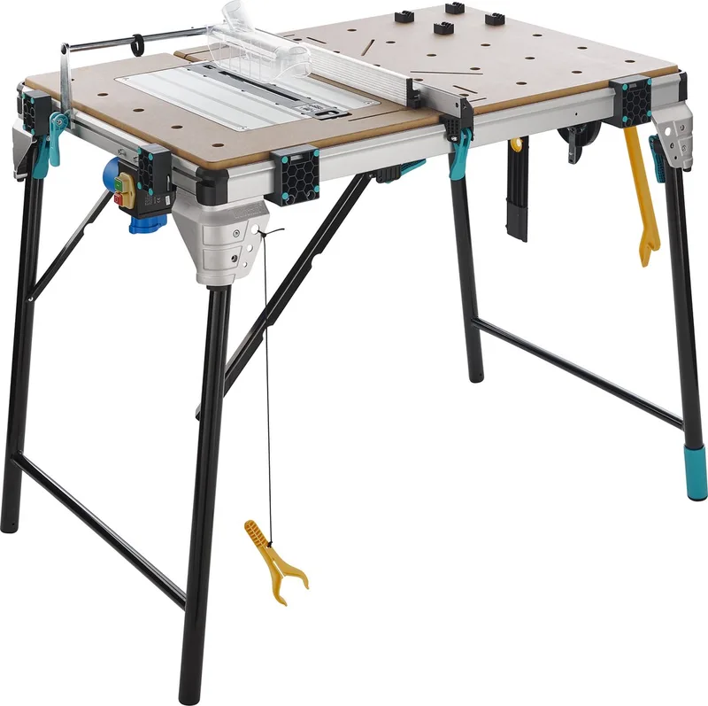 MASTER cut 2600 - Werkbank - Werktafel Inklapbaar - Zaagtafel Opvouwbaar - Machinetafel - 120kg - 6918000 - 10 JAAR GARANTIE van Wolfcraft – productafbeelding