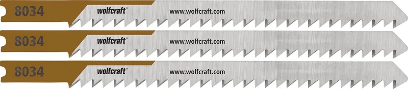 MDF decoupeerzaagbladen voor hout - Decoupeerzaagblad Fijne snede - HCS-blad met U-schacht – 8034000 fra Wolfcraft – produktbillede