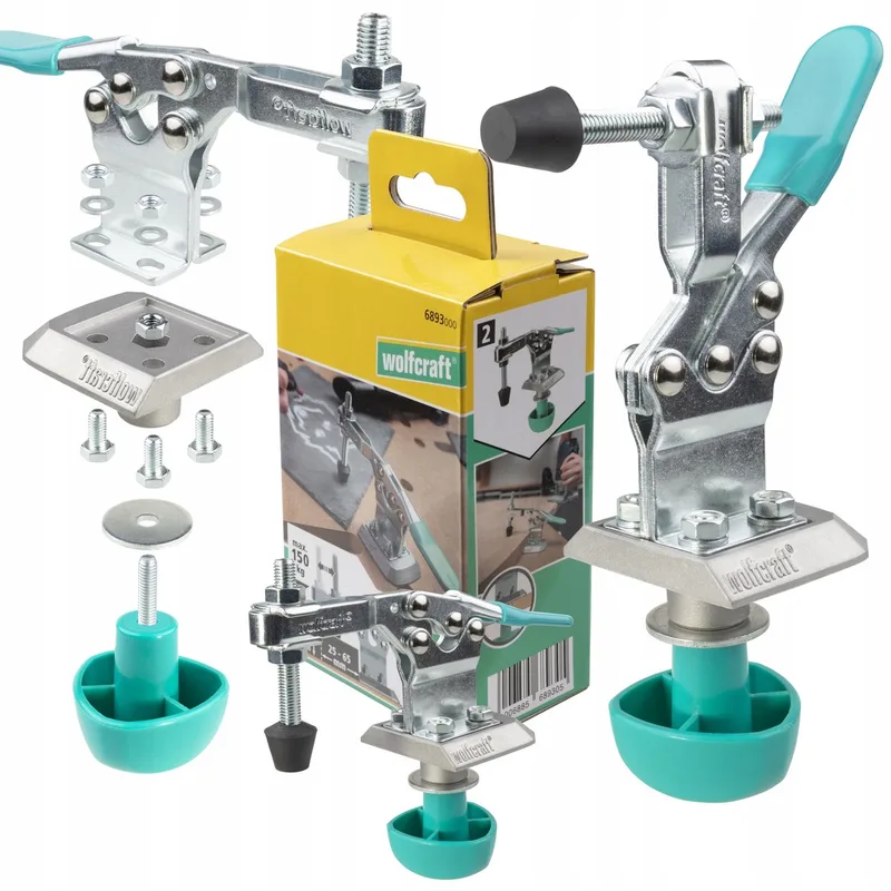 Dispositif De Serrage à Libération Rapide Mobile de Wolfcraft, Multicolore – image du produit