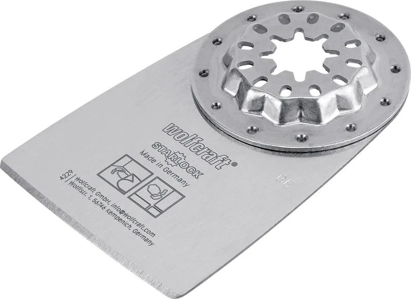 Multitool schraper Starlock - Voor tapijt, vloerbedekking en lijmresten - HCS schraper 52 mm - 4229000 by Wolfcraft – product image