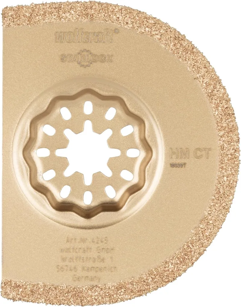 Multitool zaagblad Diamant voor Tegels & Voegen - Universele aansluiting - Tegel vervangen - STARLOCK - 4245000 von Wolfcraft – Produktbild