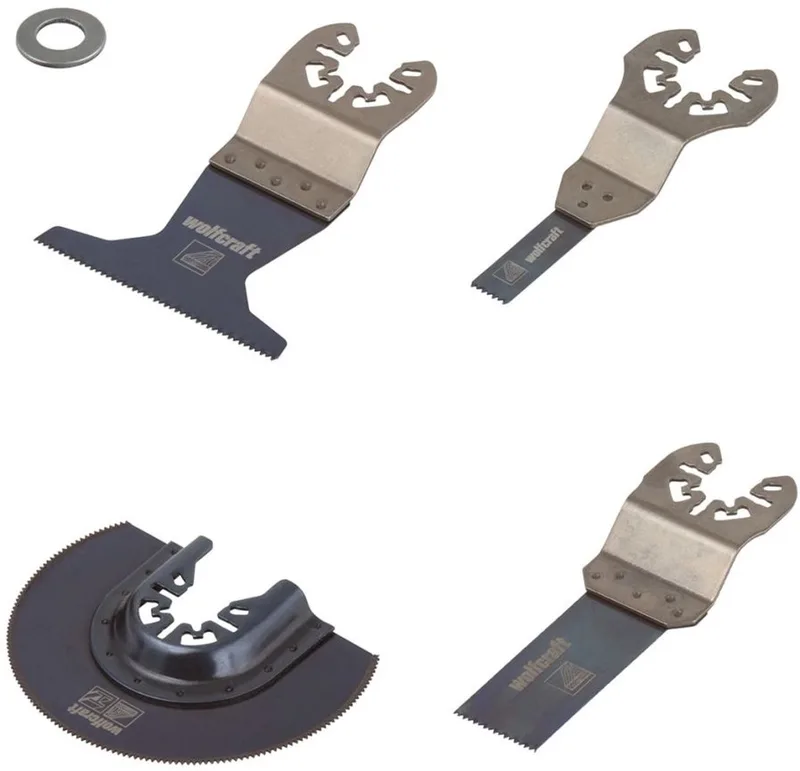 Multitool Zaagblad Set - 4 delige zaagbladenset - Starlock - voor Laminaat - Universeel - 3961000 by Wolfcraft – product image