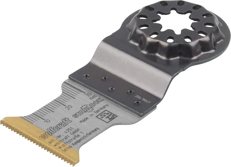 Multitool zaagblad STARLOCK - Hardmetaal voor Aluminium & Edelstaal - 4251000 de Wolfcraft – image du produit