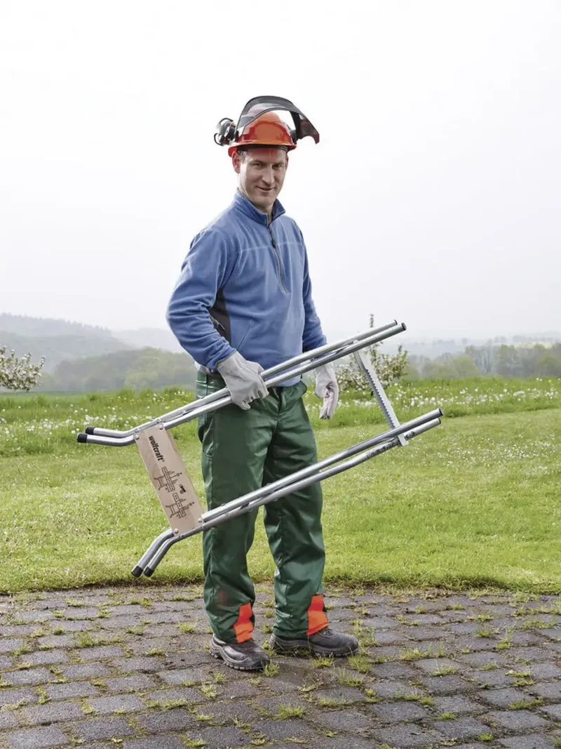 Unterstützung Zum Brennholz Schneiden von Wolfcraft – Produktbild 2 von 3