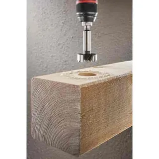 Scharnierboor Set - 5 Stuks - Forstnerboor - Cilinderboor - Ø 15 – 35 mm - 1002000 by Wolfcraft – product image 5 of 6