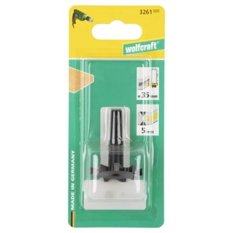 Schijfgroeffrees WS - Boormachine Frees - 3261000 van Wolfcraft – productafbeelding 4 van 4