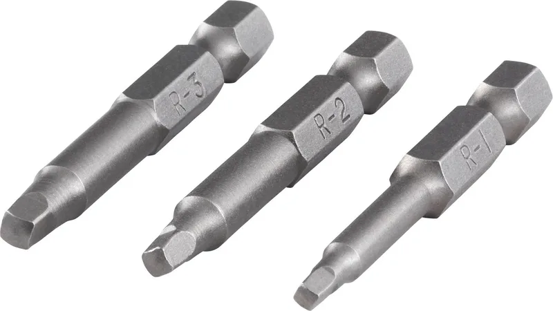 Schroevendraaierbitset - Bit - Solid safety - vierkant - driedelig - 1266000 by Wolfcraft – product image