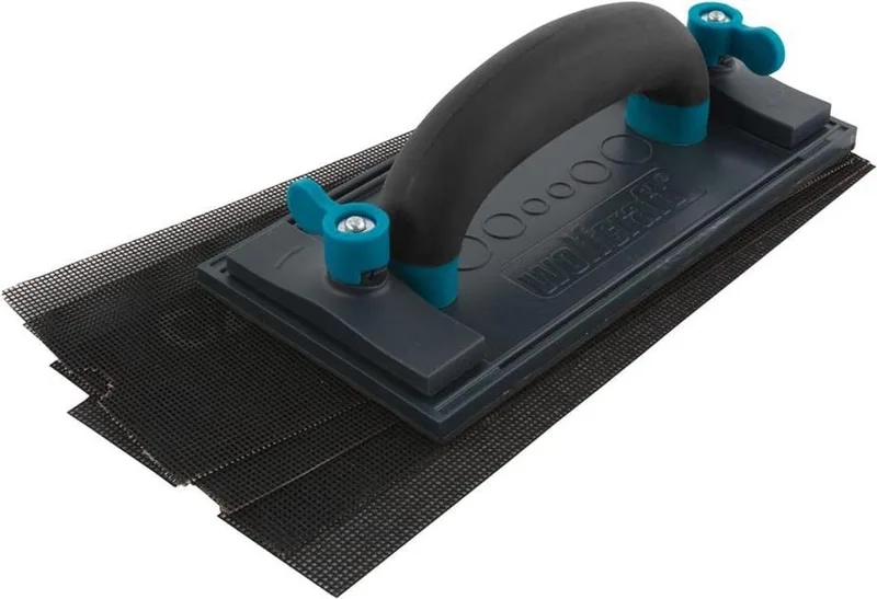 Schuurblok SET - Handschuurblok inclusief Schuurpapier - 8722000 de Wolfcraft – image du produit 1 sur 4