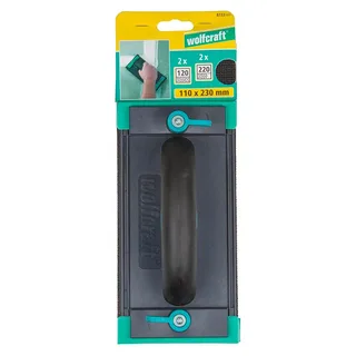 Schuurblok SET - Handschuurblok inclusief Schuurpapier - 8722000 de Wolfcraft – image du produit 4 sur 4