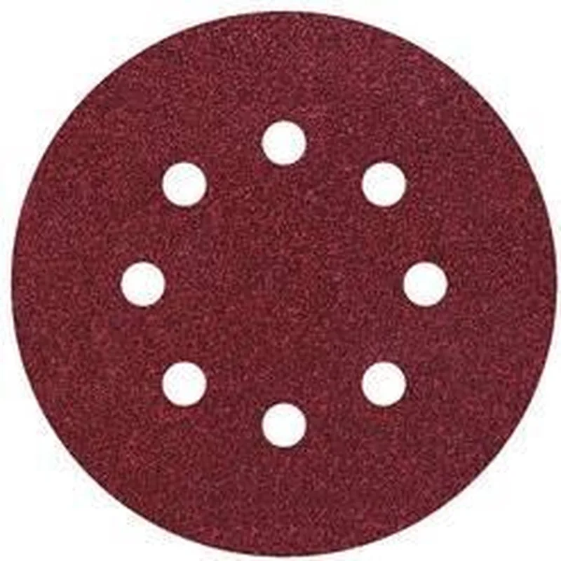 Schuurpapier set 125mm – 25 stuks – Korrel 80 / 120 / 240 - Voor excentrische schuurmachines - 2259100 von Wolfcraft – Produktbild