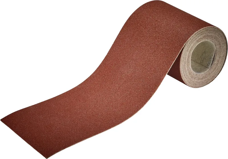 Schuurpapier voor Vlakschuurmachine Korrel 120 - Hechtschuurpapierrol hout/metaal - 5812000 de Wolfcraft – image du produit