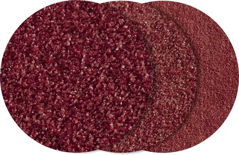 Set zelfhechtende schuurschijven 125mm - 12 delig - Korrel 40 / 80 / 240 - voor hout & metaal - Fixoflex - 2260000 von Wolfcraft – Produktbild