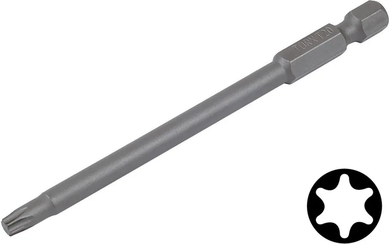 Torx T20 - Extra Lang - 89mm - Solid-bit -1249000 by Wolfcraft – product image