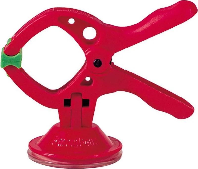 Veerklem MINI 30 met zuignap - 3638000 von Wolfcraft, Mehrfarbig – Produktbild