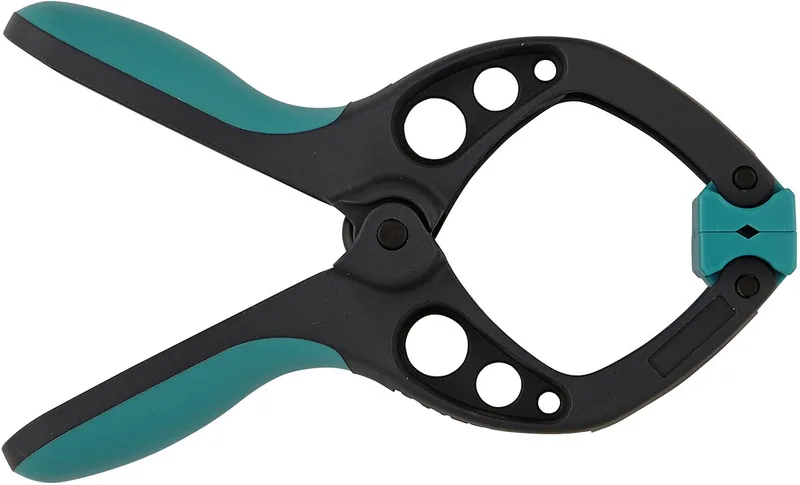 Veerklem PRO 40 mm - Zeilklem - Marktklem - EXTRA STERK - 40 mm Zeilklemmen - 3630000 de Wolfcraft, Multicolore – image du produit