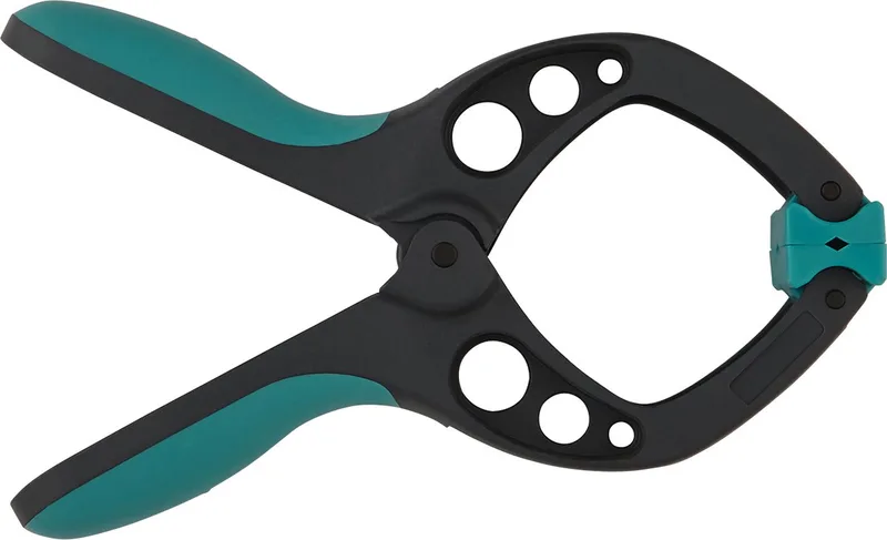 Veerklem PRO 60 mm - Zeilklem - Marktklem - EXTRA STERK - Zeilklemmen - 3631000 de Wolfcraft, Multicolore – image du produit