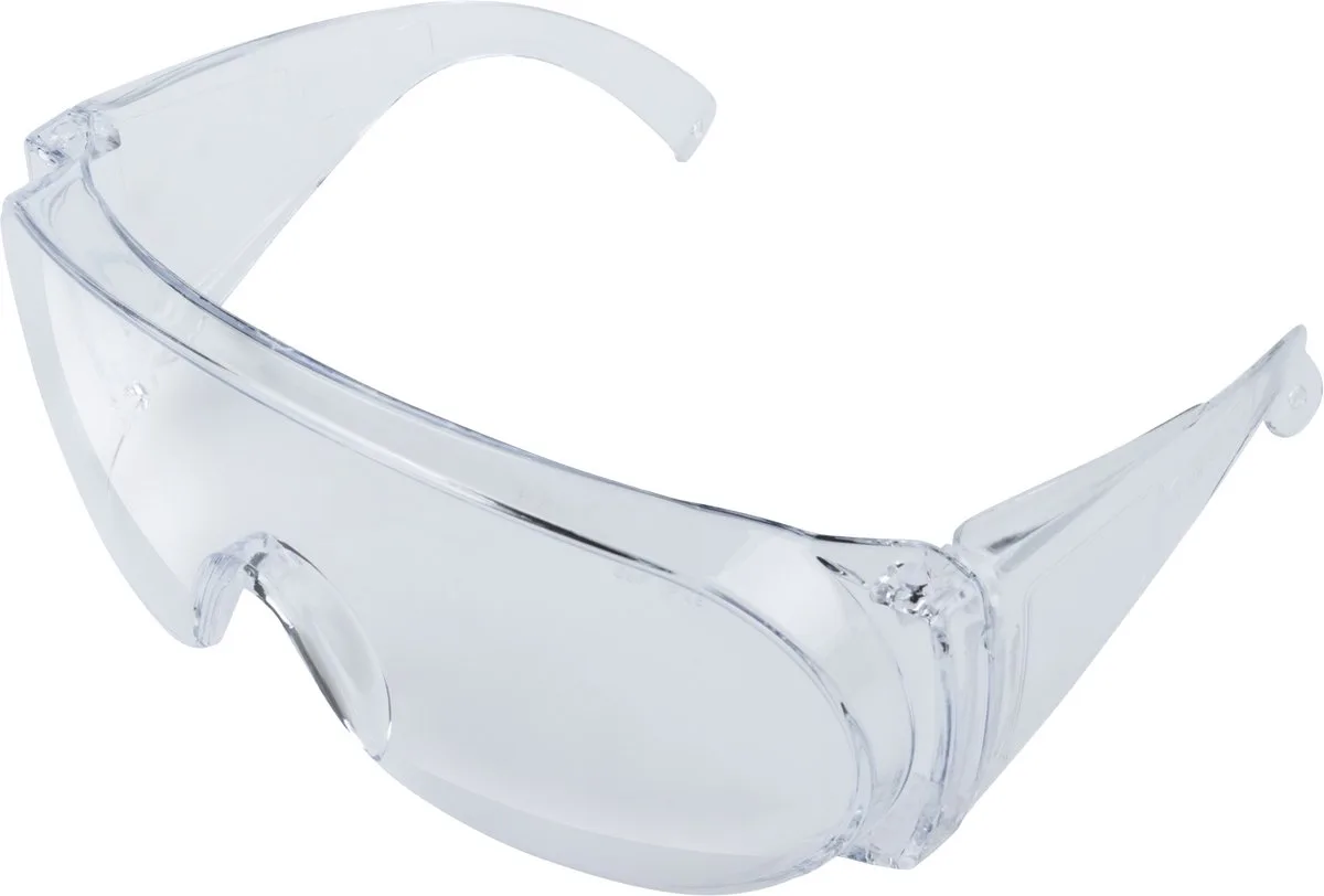 Veiligheidsbril met pootjes - 4930000 von Wolfcraft, Transparent – Produktbild