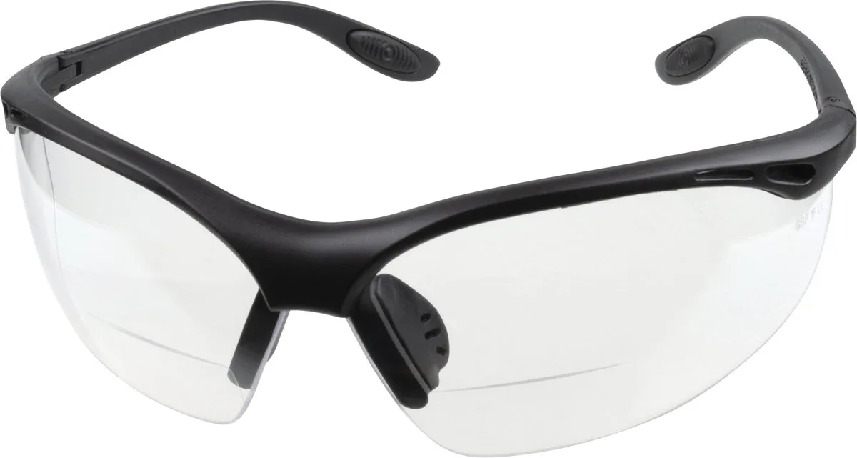 Veiligheidsbril op sterkte +3,0 - 4944000 fra Wolfcraft, Sort – produktbillede
