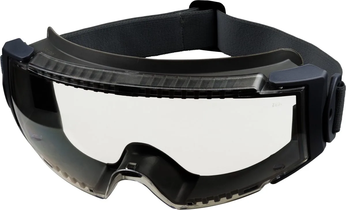 Veiligheidsbril PRO - Ruimzichtbril met UV bescherming - Overzetbril - 4939000 från Wolfcraft, Svart – produktbild