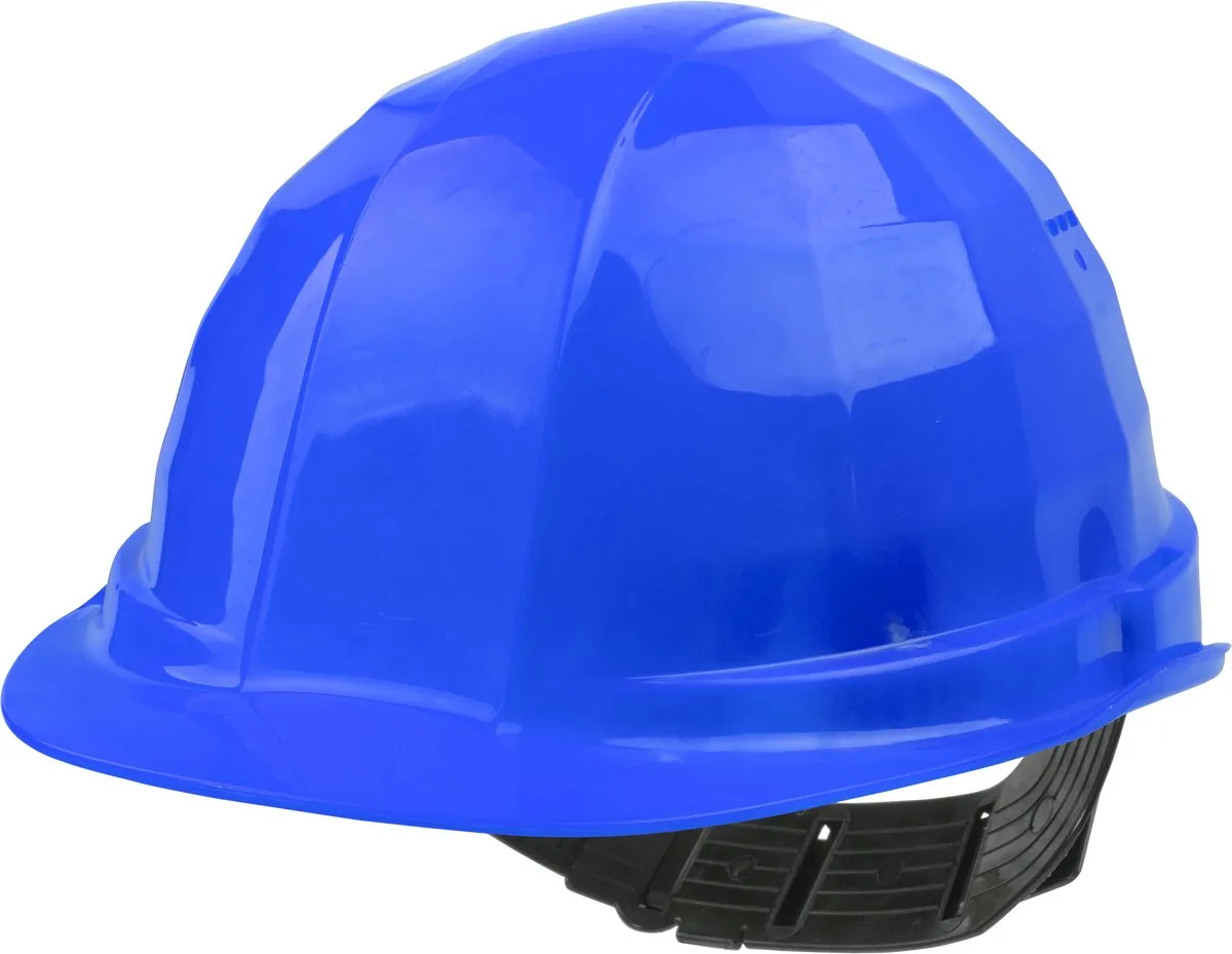 Veiligheidshelm - Bouwhelm - Helm Bouw - 4968000 från Wolfcraft, Blå – produktbild