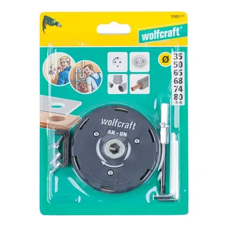 Verstelbare gatenzaag - Ø 35–80 mm - 5985000 von Wolfcraft – Produktbild 4 von 4