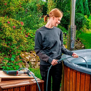 Voorzetpomp 3000 l/h - Boorpomp - Boormachine pomp - Waterpomp - Boormachinepomp - 4541000 by Wolfcraft – product image 3 of 6