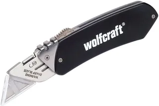 Wolfcraft 4124000 Aluminium fritid kniv 1 stk von Wolfcraft, Schwarz – Produktbild 1 von 2