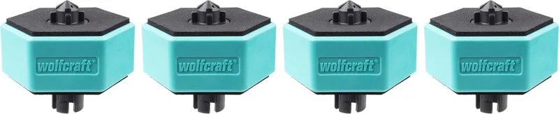 Werkbank accessoires - 4 multifunctionele Anti Slip werkstuksteunen voor werktafel - 20mm - 6892000 de Wolfcraft – image du produit