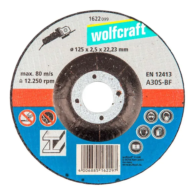Wolfcraft 1622099 Trennscheibe Für Metall 125x2.5x22.23 Mm von Wolfcraft – Produktbild