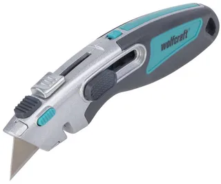 wolfcraft - 2 in 1 Veiligheidsmes met trapeziummes / Koordmes - 4106000 by Wolfcraft, Kleurloos – product image 1 of 4